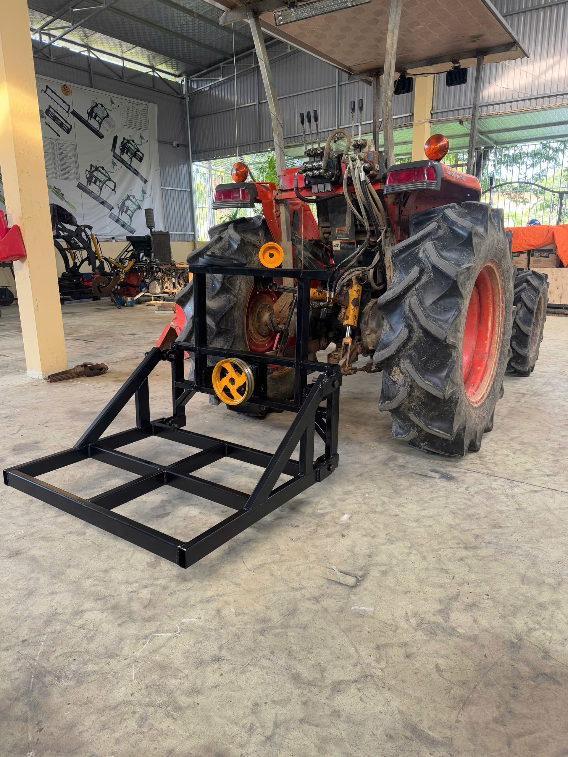 Sàn đứng trục puly và sàn phụ thông thường